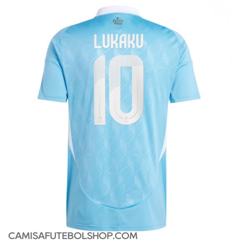 Camisa de time de futebol Bélgica Romelu Lukaku #10 Replicas 2º Equipamento Europeu 2024 Manga Curta